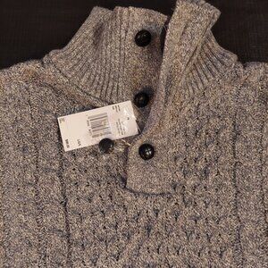 Buffalo David Bitton Knit Sweater L Beige NEW w/ Tags